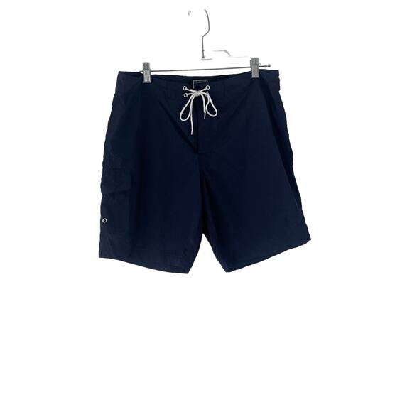 J. Crew Men's Size 34 Navy Blue Swim Swimming Shorts - Picture 1 of 8